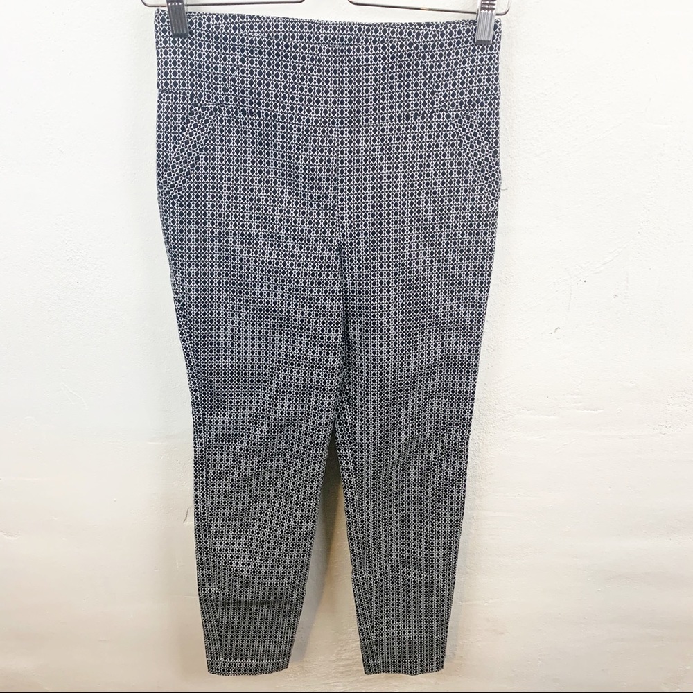 Soho Apparel l Printed Skinny Pull On Pants